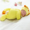 Reborn Babypuppe weiches Silikon beruhigende schlafende Puppe gelbes süßes Spielzeug für Kind - Schlafende Gelbe Katze / 35cm
