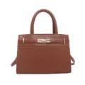 Bruine handtas voor dames handvat schoudertas stijlvolle casual mode tas nieuw - Bruin Zonder Hanger
