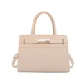 Beige stijlvolle schoudertas voor dames, elegante handtas voor dagelijks gebruik. - Khaki Zonder Hanger