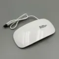 Lámpara de uñas UV LED mini portátil blanca USB luz de curado para esmalte en gel - MJGJ289 Lámpara de Uñas Blanca (Caja de Color)