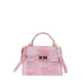 Sac à main rose style Kelly pour femme élégante bandoulière sacoche tendance quotidienne. - Rose