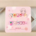 Kinder zum Aufkleben Nägel 12 Stk Dopamin süße Kaninchen Erdbeere Cartoon künstliche Nagel - KET106-G Nagelkleber-Set mit Gelee-Kleber, Holzstäbchen & Nagelfeile