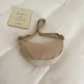 Borsa a tracolla minimalista in tinta unita, comoda borsa casual e leggera da donna. - Kaki