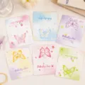 Ins Stil kreative Schmetterling abreißbare Notizkarten, schöne DIY Memo Notizkarten für Alltag. - Frischer Schmetterling / 30 Stück Gemischte Packung