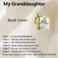 Titanium steel openable book necklace pendant with sentimental granddaughter engraving - Book Locket - My Little Star (01) / Two-tone (Gold & Silver)