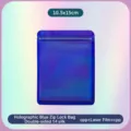 Blaue holografische Laser-Ziploc-Tasche 10,5x15cm, langlebige Aufbewahrung für Kleinteile - 10.5*15cm / Holographisches Blau