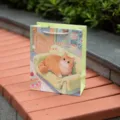 Joli sac cadeau en papier chat de dessin animé avec poignée, idéal pour les cadeaux. - Petit Chat Orange Décontracté / M