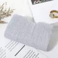 Franse zilveren geplooide avondtas, elegante glinsterende gestreepte handtas voor dames - 23.5*5*13.5 / Zilver