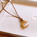 Chic leather cord necklace with stylish handbag pendant, minimalist fashion jewelry accessory. - Bag (82# Necklace)