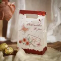 Butterfly rose candy gift box with cute print, ideal for birthday party and snack storage. - Butterfly Rose Style B