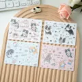 Cute watercolor cat and dog greeting cards decorative message cards set for wall decor 20pcs - Cute Pet Story / Pack of 20