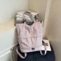 Hellrosa Nylon Umhwandlungs-Rucksack stilvolle Reise-Handtasche grosse Kapazitaet Freizeit - Rosa