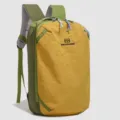 Lässiger Colorblock Reise Rucksack strapazierfähiger Wander Tagesrucksack für Alltag. - Bienenwachsgelb