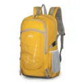 Sac à dos de randonnée en plein air 40L pour hommes femmes, léger respirant voyage jaune - Jaune Ambre