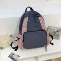 Lässiger minimalistischer Rucksack für Studenten, stilvolle Freizeittasche für den Alltag im Freien. - Dunkelgrau