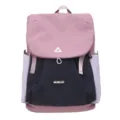 Farbblock Mode Rucksack für den täglichen Weg zur Arbeit, Schultasche und Freizeit Reisen. - M / Lila