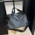 Freizeit grosse Kapazitaet Nylon Tasche fuer Damen, Reisetasche, Schulter Umhaengetasche. - Grau