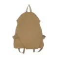 Minimalistischer khakifarbener Lederrucksack, Freizeittasche mit langlebigen Stoffgurten. - Einzelne Tasche / Khaki