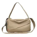 Lässige Khaki Nylon Sport Umhängetasche wasserdichte Freizeittasche für tägliche Reisen. - Khaki