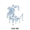 Adesivo per tatuaggio temporaneo pianta luna floreale realistico impermeabile design - Stile Floreale e Luna (GZX-085)