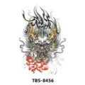 Autocollant de tatouage temporaire dragon étanche esquisse variante totem corps art. - TBS-8456 Tête de Dragon Flamme
