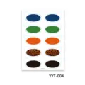Stickers de tatouage fard à paupières style européen américain maquillage fête imperméable - Style Texture Dégradée (YYT-004)
