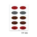 European and American eyeshadow tattoo stickers stage party eye makeup waterproof sticker - Spotted Texture Style (YYT-005)