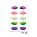 European and American eyeshadow tattoo stickers stage party waterproof glitter face makeup - Cat Ear Heart Style (YYT-011)