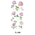Pegatina de Tatuaje de Rosa de Acuarela Arte Corporal Tatuaje Temporal Impermeable Brazo - TL-248