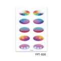European and American eye shadow tattoo stickers stage party makeup waterproof eye makeup stickers - Starlight Butterfly Style (YYT-020)