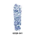 Autocollant de tatouage temporaire bras entier motif koi et chrysanthème traditionnel. - Carpe Traditionnelle (GZQB-041)