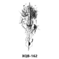 Autocollant de tatouage temporaire imperméable avec design d'arbre géométrique pour art corporel. - XQB-162 / 210x114mm