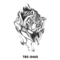 Autocollant de tatouage temporaire imperméable avec un motif de tigre pour le bras. - TBS-8460 Croquis Tigre