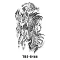 Autocollant de tatouage etanche aigle croquis pour demi-bras, design animal abstrait unique - TBS-8466 Aigle en Vol et Pin