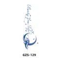 Adesivo per tatuaggio temporaneo alle erbe con luna, costellazione e frase motivazionale. - GZS-129