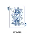 Adesivo per tatuaggio alle erbe re di carte da gioco blu impermeabile lunga durata body art - Stile Re di Poker (GZX-090)