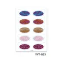 Leopard Print Eye Shadow Sticker Face Tattoo Makeup Variant Blue Orange Brown Pink Party Style - Classic Leopard Style (YYT-023)