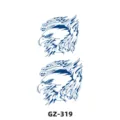 Eagle temporary tattoo sticker waterproof herbal juice half arm body art decal design - Eagle Claw Style (GZ-319)