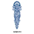 Herbal juice full arm temporary tattoo sticker tribal dagger snake design GZQB-013 - GZQB-013 (Sword of Judgment)