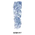 Herbal juice full arm temporary tattoo sticker, traditional dragon and carp design for body art. - GZQB-017 (Dragon and Carp)