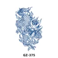 Herbal semi-permanent waterproof dragon temporary tattoo sticker for arm body art decor - GZ-375