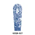 Herbal juice full arm temporary tattoo sticker waterproof and long lasting 15 days! - GZQB-027 (Angel and Knight)