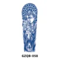 Herbal juice full arm tattoo sticker, long-lasting waterproof temporary body art design GZQB-058. - Religious Angel (GZQB-058)