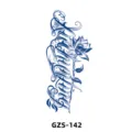Tatuaggio temporaneo al succo vegetale, simpatico design di fior di loto, impermeabile. - GZS-142
