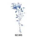 Herbal juice Gemini constellation tattoo sticker waterproof arm body art temporary tattoo design - GZ-845