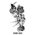 Adesivo per tatuaggio temporaneo pizzo uccello fiore impermeabile corpo arte trasferimento braccio. - 210x114mm / XQB-002