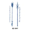 Herbal juice temporary tattoo sticker waterproof arm art arrow design durable fake tattoo - GZ-847