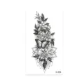 Autocollant Tatouage Temporaire Papillon Fleur Croquis Ligne Imperméable Modèle K204 - K-204