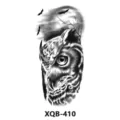 Tatuaje Temporal Adhesivo Búho Murciélago Estilo Oscuro Impermeable Cuerpo Modelo XQB-410 - Estilo Búho Murciélago(XQB-410)
