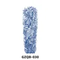 Herbal juice full arm temporary tattoo sticker, blue crane peony design, long lasting body art. - GZQB-030 (Crane and Peony)